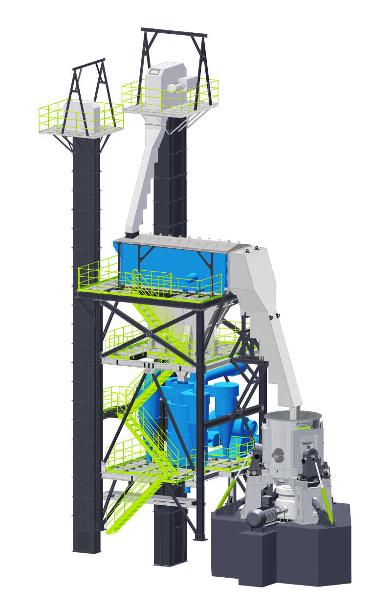 立式輥壓制砂機